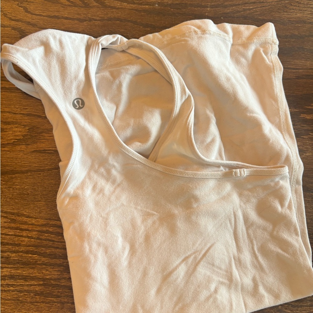 lululemon athletica Cream Tank Top